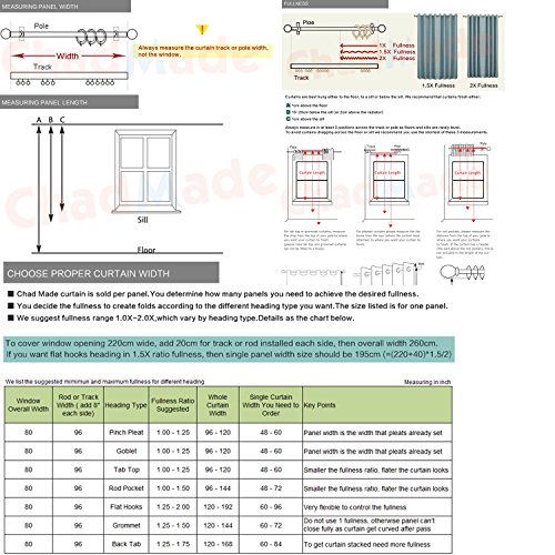 Chadmade Indoor Outdoor Solid Sheer Curtain Pinch Pleated White 52" W X 84" L Wide Opulent Voile Drapes (1 Panel) #TOP6
