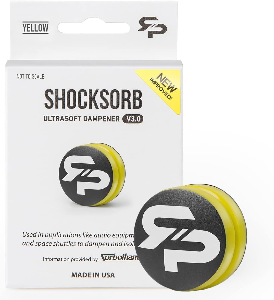 RTP Tennis Racket Vibration Dampener - ShockSorb Original or Ultrasoft V3