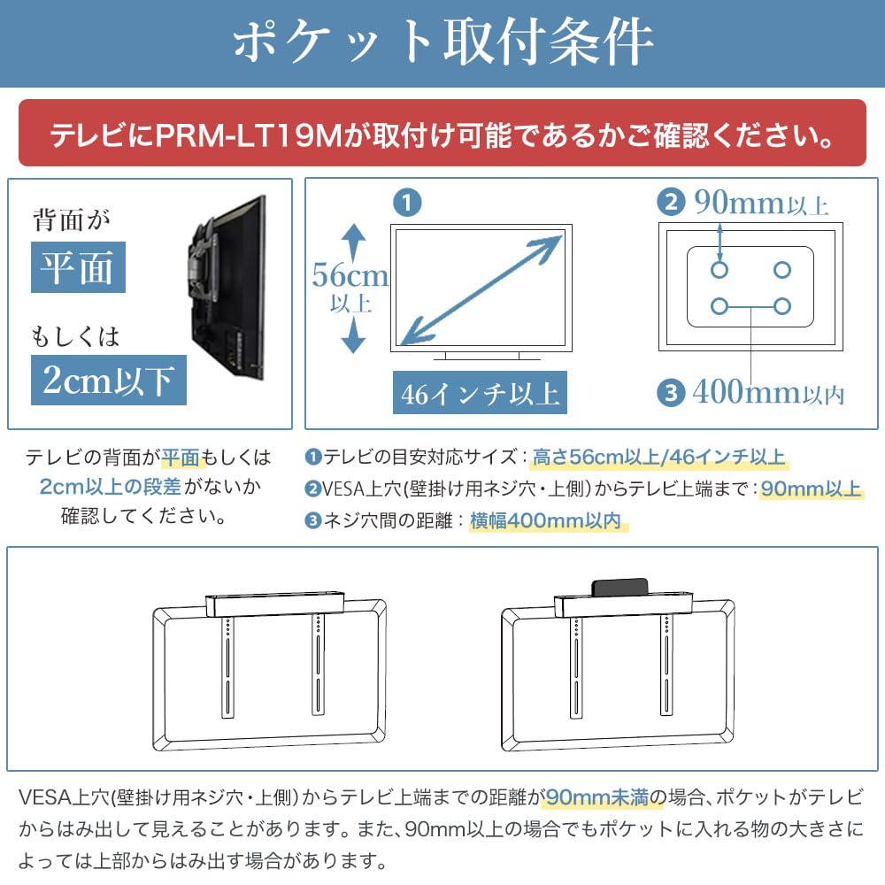 Amazon | エース・オブ・パーツ テレビ壁掛け金具 32-70インチ 耐荷重