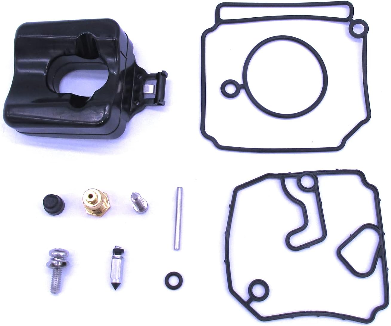 SouthMarine Boat Egnine 6H4-W0093-02 6H4-W0093-03 6H4-W0093-04 Carburetor Repair Kit for Yamaha / 8M6010313 for Mercury Marine 40HP 50HP Outboard Motor, fit Sierra 18-7768