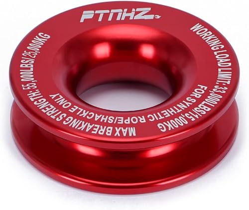 PTNHZ Anillo de recuperación de arrebatamiento de cabrestante 55,000 libras, resistencia mínima a la rotura, polea de retención de cuerda,