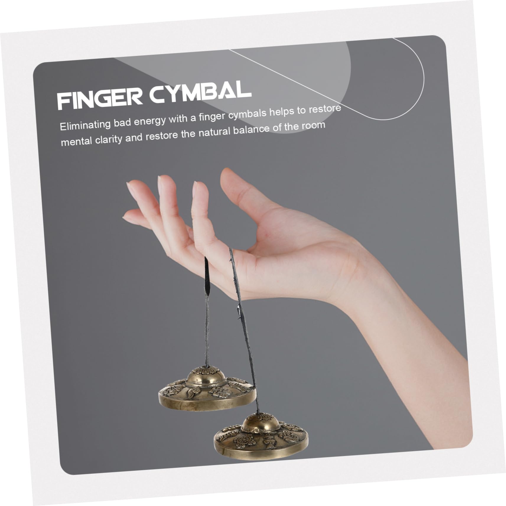 VICASKY Kupfer-schlaginstrument Beckenglocke Für Meditation Yogaglocke Handgefertigt Reine Kupferbecken Meditationsglocke Als Percussion-instrument