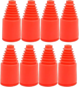 Dustproof Sleeves of Dog Bone Half Shaft Rubber Axle Boot 8pcs for 1/5 Rovan Km Hpi Mcd Redcat Rcmk Baja 5b 5t 5sc Truck Rc Car Parts Red
