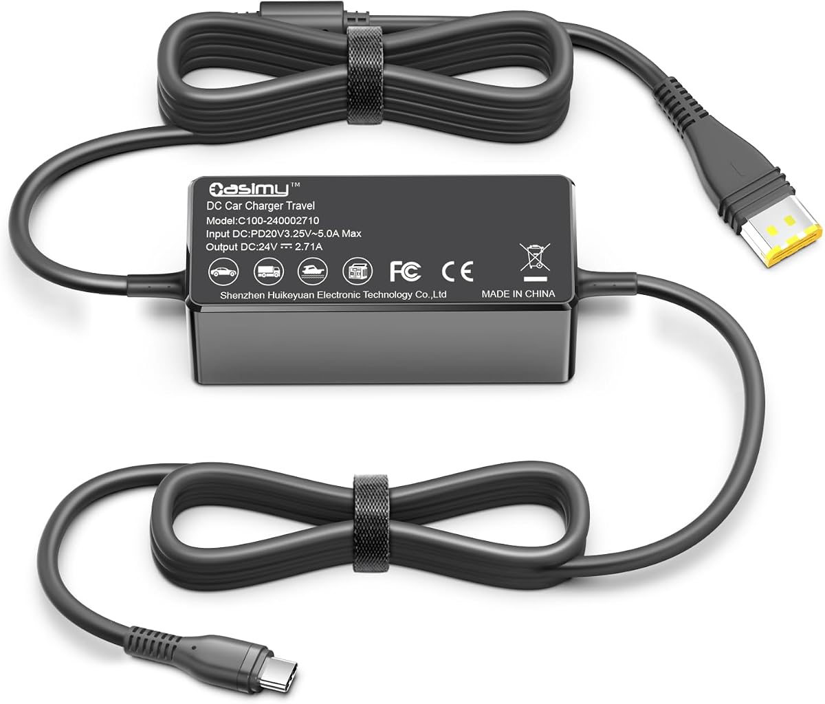 PD USB-C 20V DC Coverter Charging Cable Cord