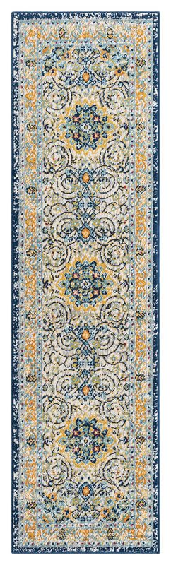 SrS Rugs® Candy Rainbow Rug - for Living Room, Lounge, Hallway, Kids Room, Playroom, Nursery - Boys & Girls - Hippy - Pride - Brighten Your Home (Medallion Multi, 60cm x 220cm) — image 1