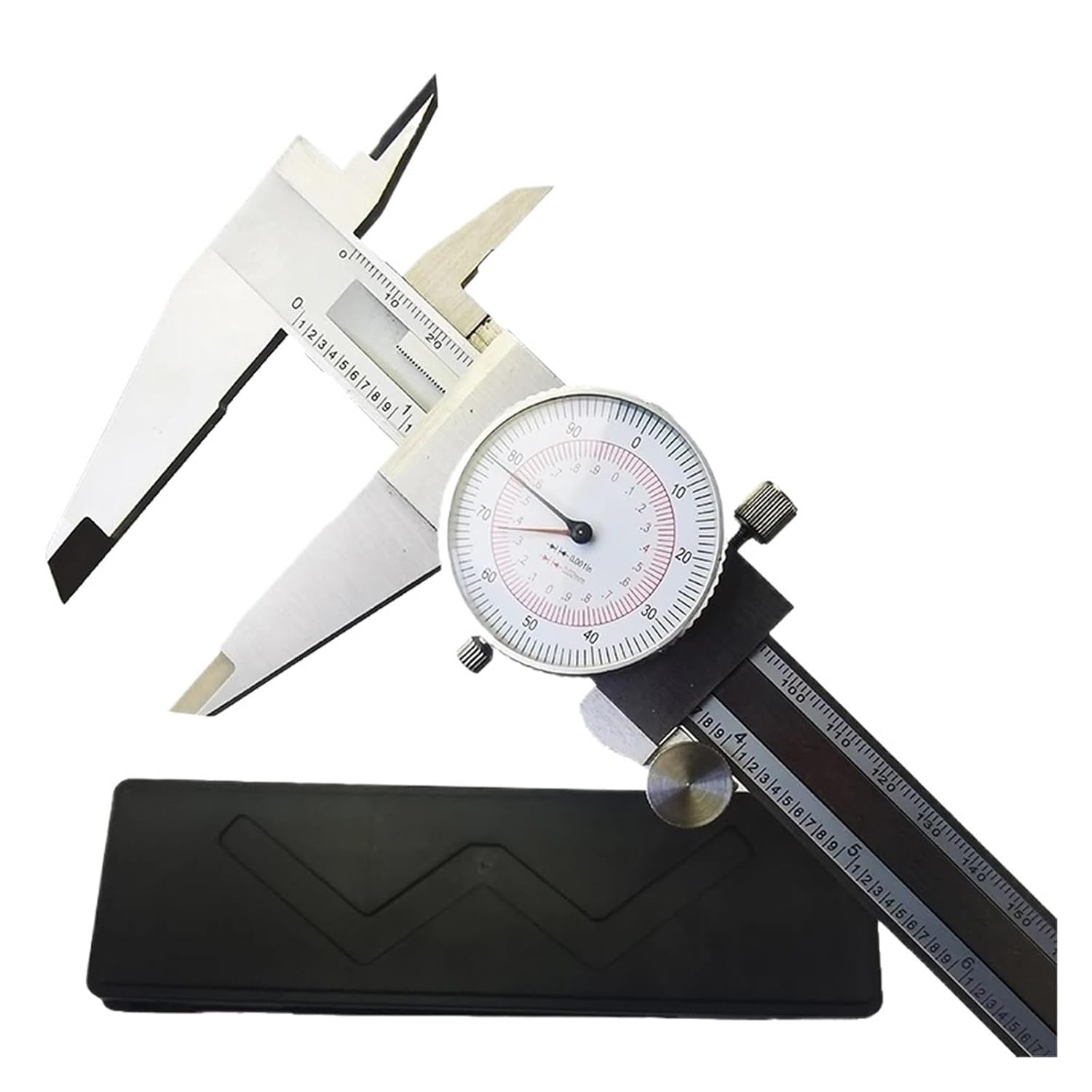 Vernier Caliper 12" / 300mm Measuring Tool Dial Caliper Metric/INCH MM Dual Hand Reading Scale(12 INCH)