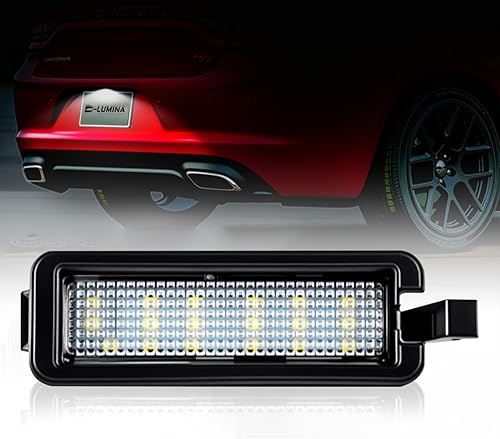 D-Lumina Conjunto de lámpara LED para placa de matrícula compatible con Dodge Charger Challenger Chrysler 300 Pacifica y Compass 2015-2023,