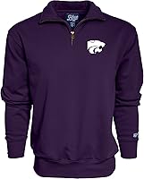 Vista 48 de Blue 84 Sudadera con cremallera de un cuarto para hombre de la NCAA