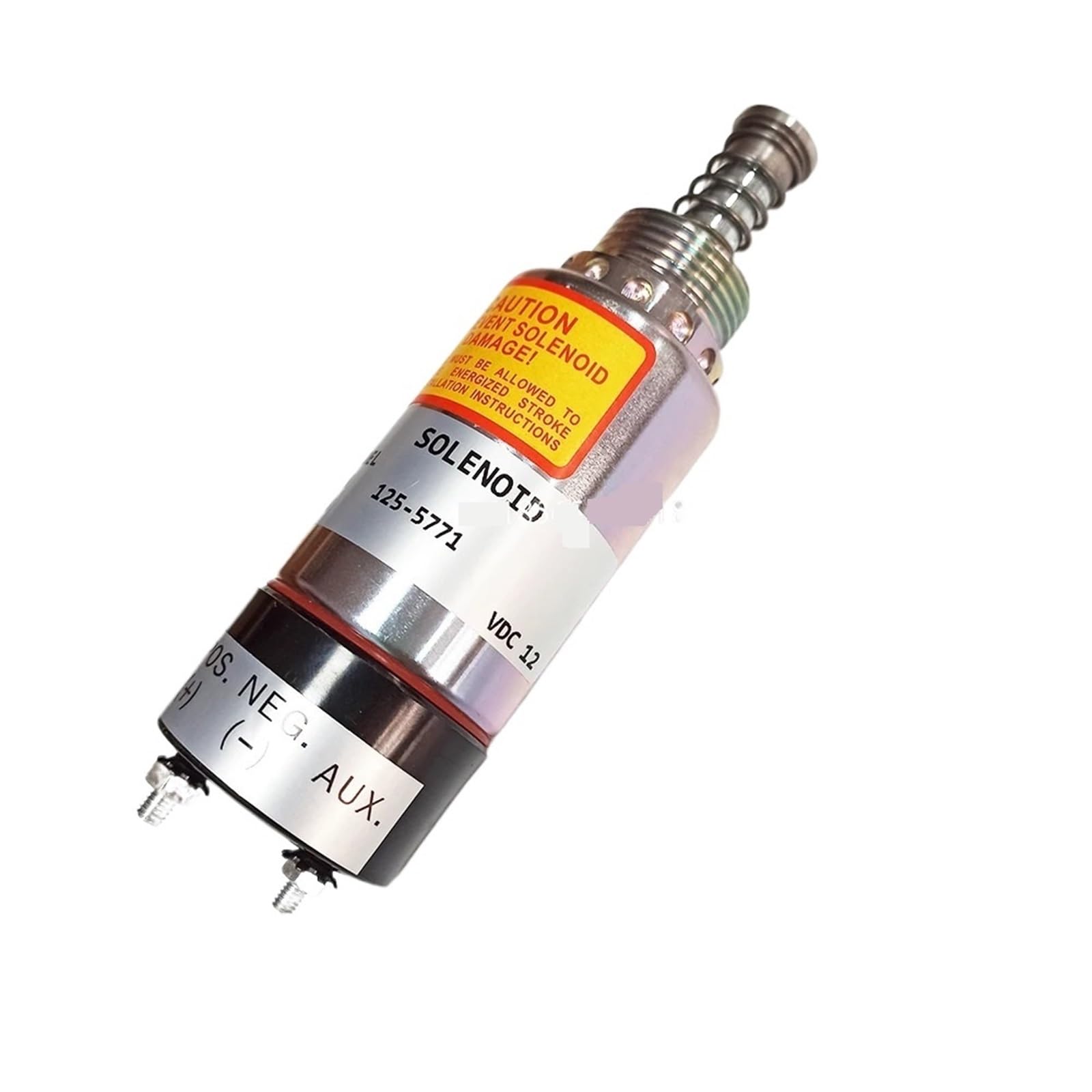 Solénoïde d'arrêt de carburant premium 125-5772 électrovanne robuste 24V