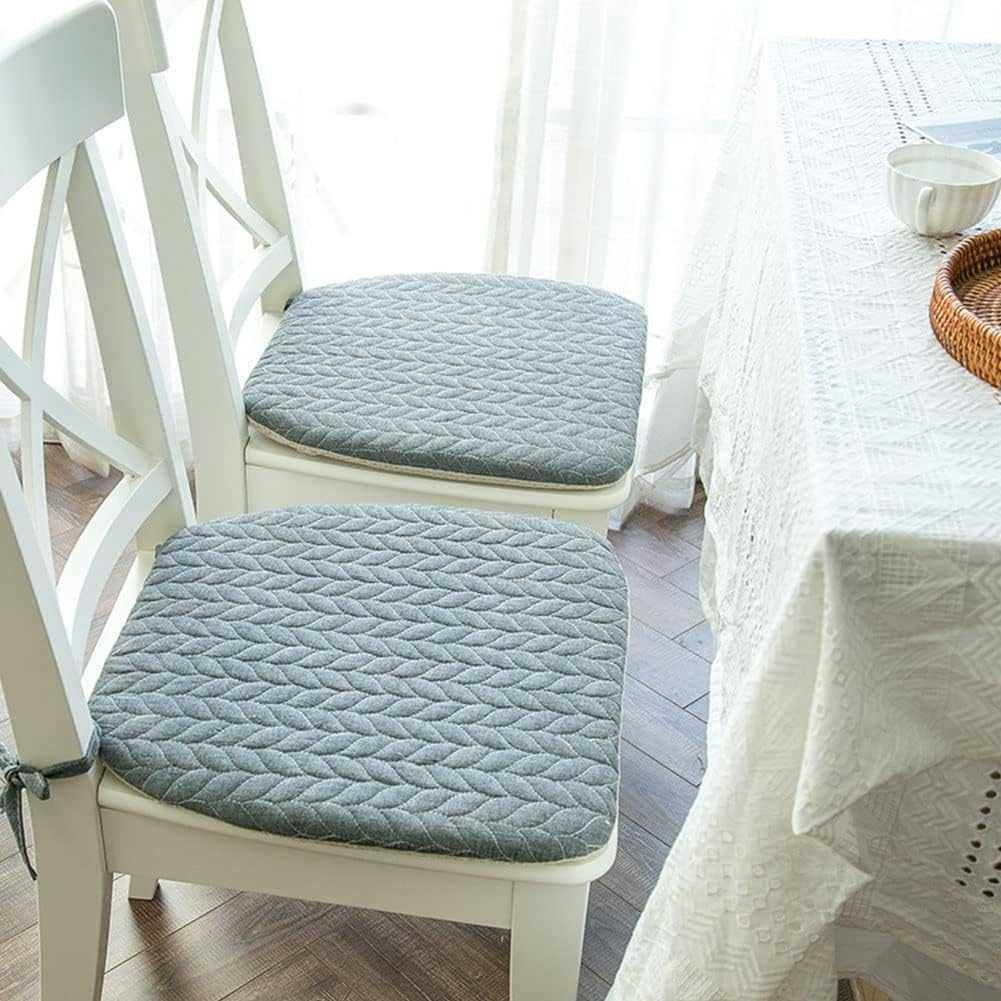 Coussin de chaise de cuisine lavable pour repas de jardin en famille
