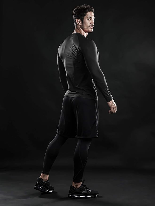 The long sleeve design of the shirts makes them suitable for all-season wear, providing warmth in cooler weather and moisture-wicking properties to keep you cool and dry during intense workouts. The shirts are also designed with a UV protection factor to shield your skin from harmful sun rays during outdoor activities.