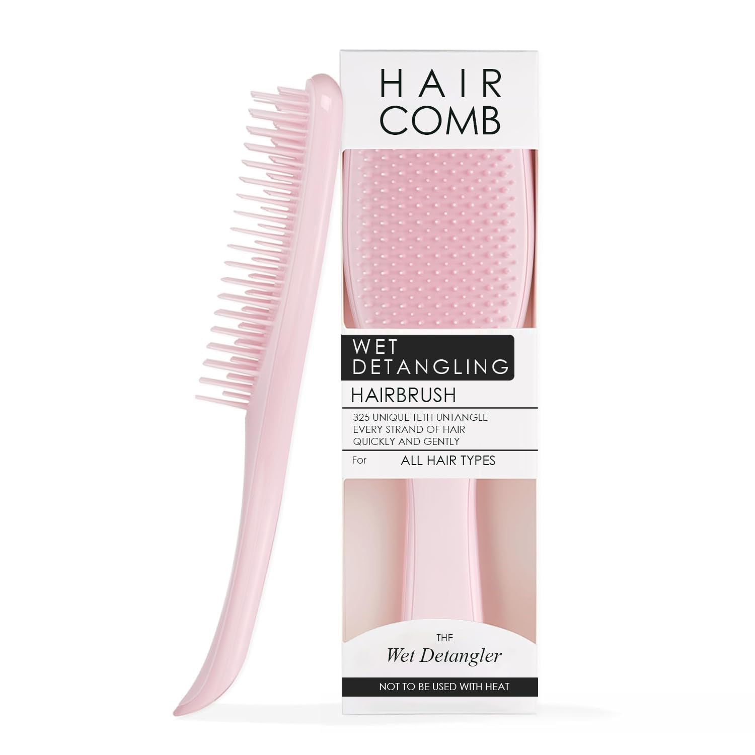 Stvin Ultimate Detangler Brush for Wet & Dry Hair, Eliminates Knots & Reduces Breakage for All Hair Types, Pink-picture-45