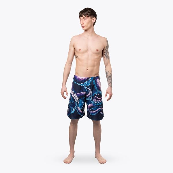 Okeo Pantaloncino Beach Volley Unisex, Pantaloncini Sportivi Uomo Donna, Tessuto Leggero e Traspirante, Asciugatura Rapida, vestibilità Comoda, Ideali per Allenamento - 2