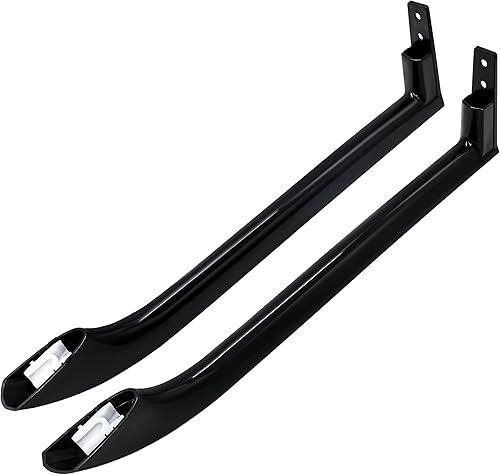 Romalon 5304506471 Juego de manijas para puerta de refrigerador, color negro, sustituye a 5304504510 5304504509 5304486361 AP6036332 242059506