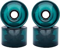 Vista 4 de Down Drop Bamboo Longboard - 7.087 in Camiones ABEC 7 Rodamientos 2.992 in 80a Ruedas