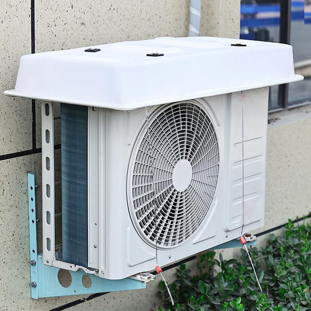 Capucha Equipo Aire Acondicionado Impermeable Cubre Aire Acondicionado Exterior Protector De MáQuina De Aire Acondicionado para Todas Las Estaciones Accesorios ,88*38cm