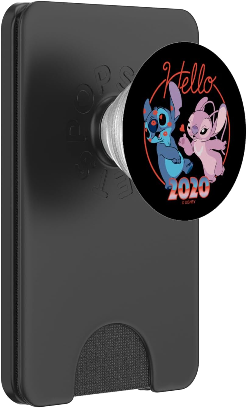 Disney Stitch and Angel Hello 2020 PopSockets PopWallet for MagSafe