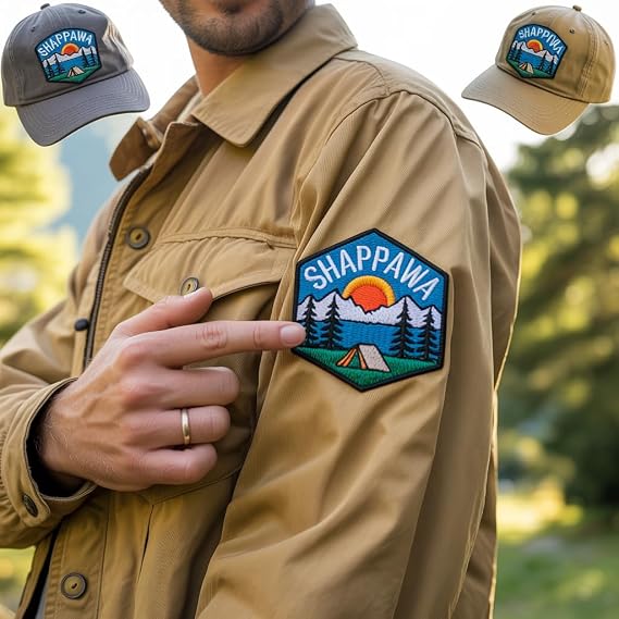 Customized Embroidery Patches Any Size Any Logo Decorative Patches Iron on Sew on Hook & Loop Design Your Own Embroidered Clothing