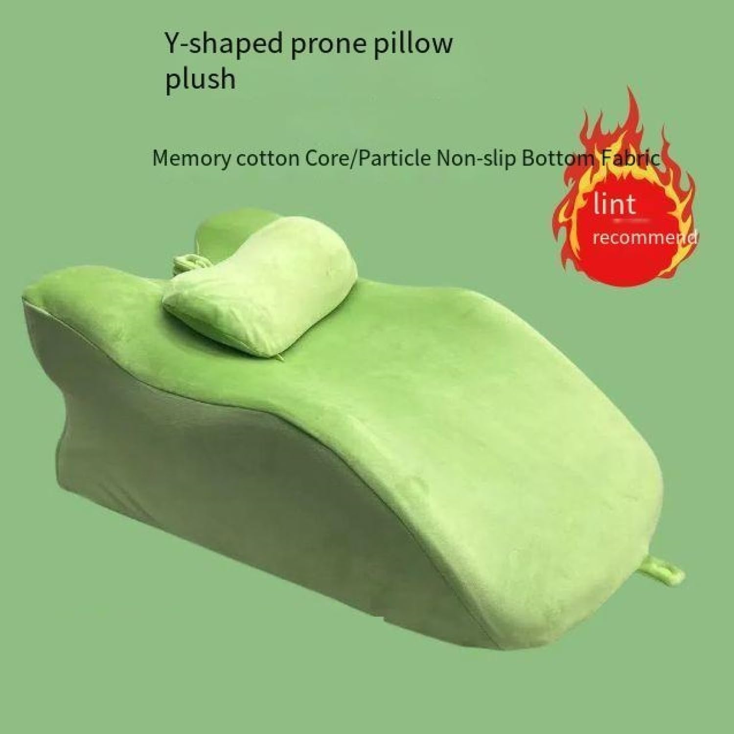 Ergonomic Spinal Posture Support & Multi-Functional Bed Pillow -Green