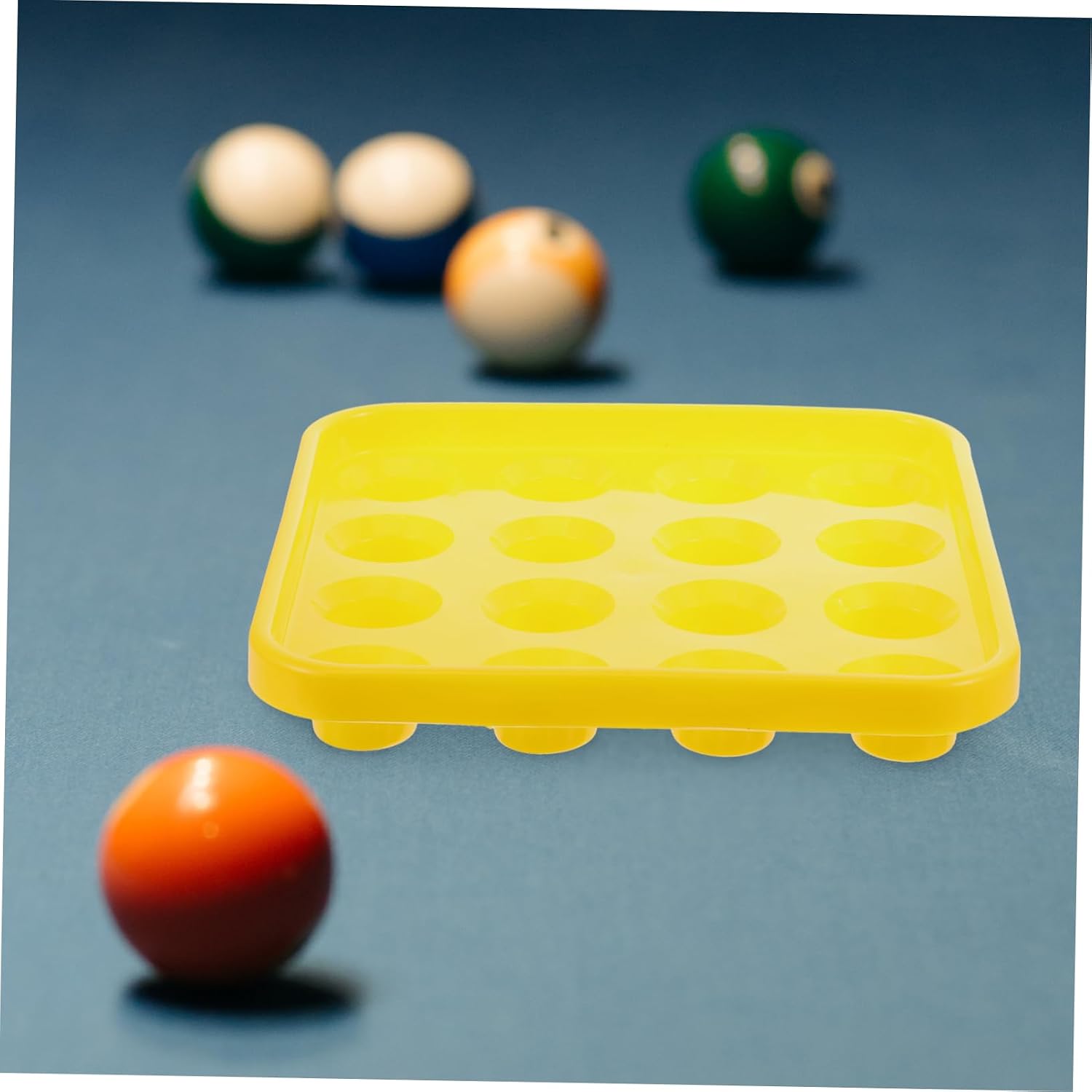 1pcs Hardwood Billiard Balls Holder Rack Billiard Pool Table Accessory Snooker Ball Tray Storage Tray for Organizing