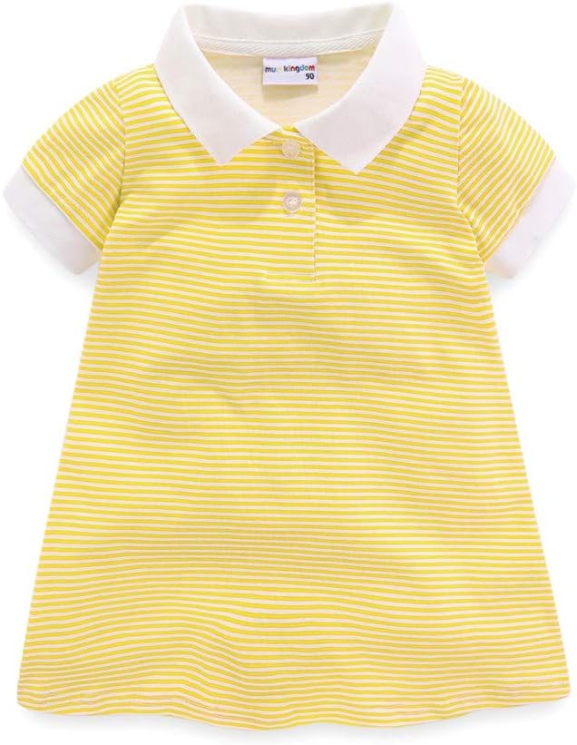 Mud Kingdom Girls Short Sleeve Ruffle Pique Polo Uniform Top Stretch Lightweight