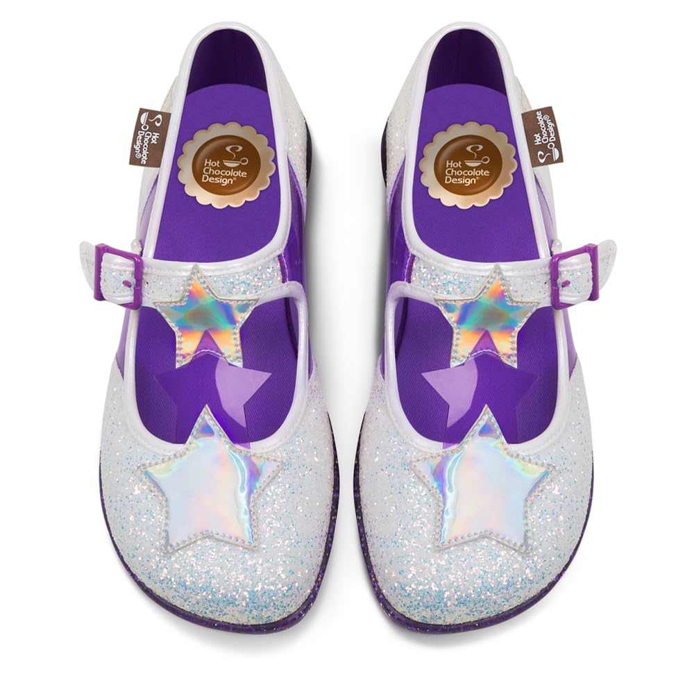 Hot Chocolate Design Chocolaticas Funky Canvas Women's Mary Jane Flat Shoes — view 99