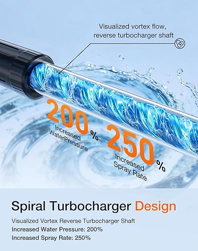 Miniatura 9 de Ikewzbk - Lavadora a presión inalámbrica alimentada por batería, lavadora eléctrica inalámbrica de 1800 PSI, batería de 4 A, boquilla 5 en 1, 3