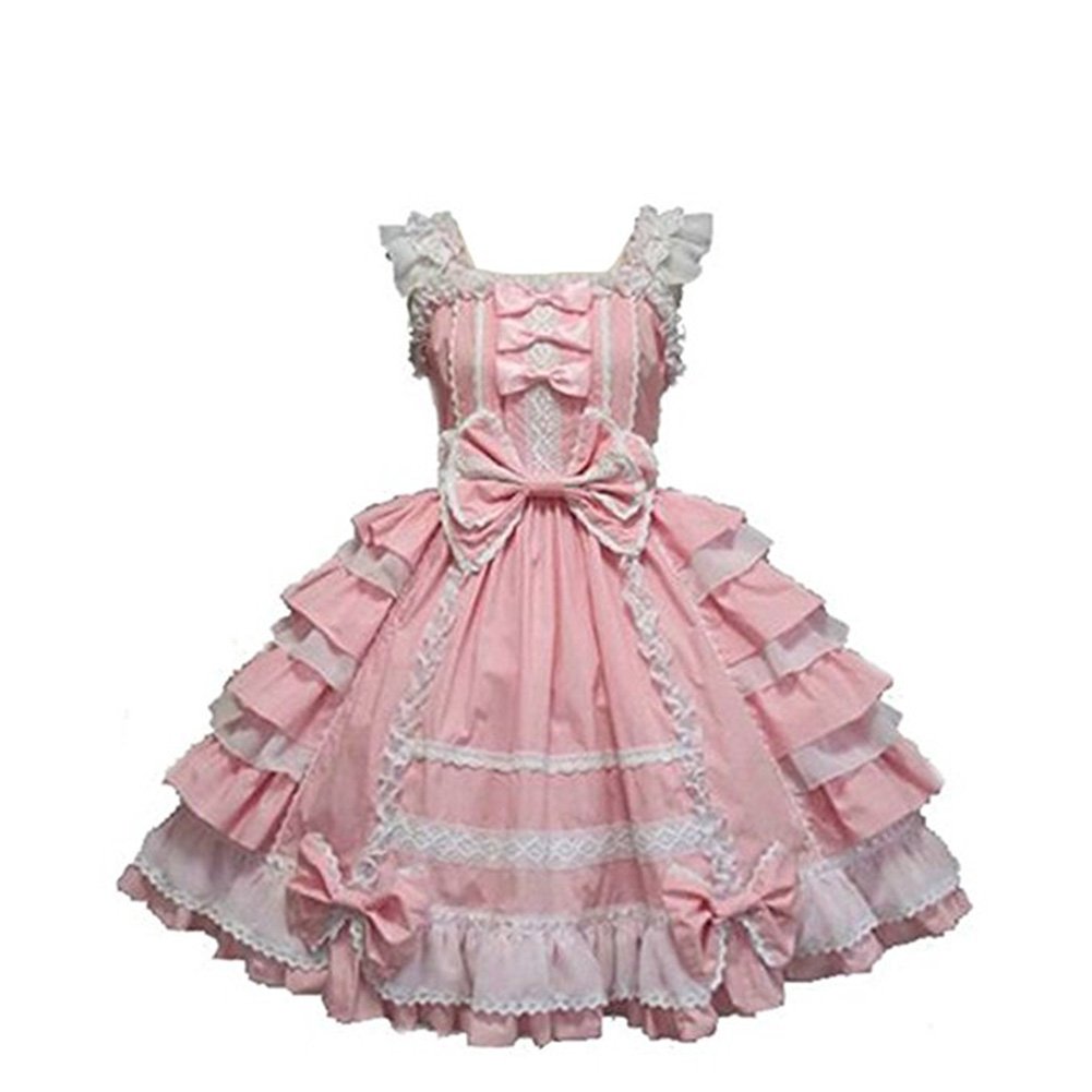 Smiling Angel Girls Sweet Lolita Dress Princess Lace Court Skirts Cosplay Costumes - Review, Price and Buying Guide
