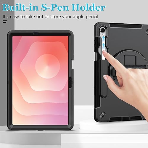 Vista 163 de Funda para Galaxy Tab S10 Ultra/S9 Ultra/S8 Ultra 14.6 INCH: Funda protectora de TPU para Samsung Tablet S9 Ultra/S8 Ultra 14.6" con soporte - Asa