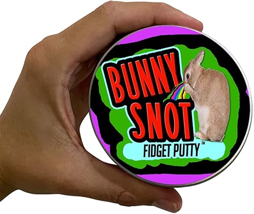 Miniatura 4 de Bunny Snot Fidget Masilla para aliviar el estrés, juguetes únicos para cesta de Pascua, relleno de calcetín de conejo para niñas y niños, conejito
