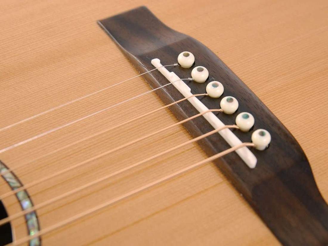 Ozark Guitare folk Petit Corps Koa laminé/en cèdre massif
