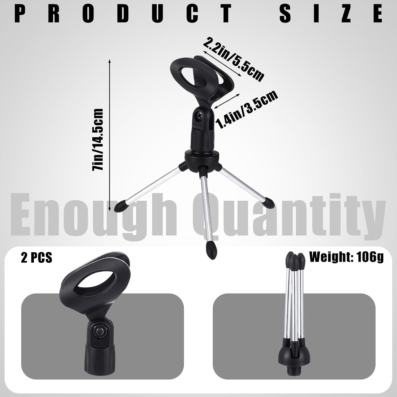 クリップスタイル ポータブルアイスフィッシングロッドホルダー 2個パック 360度調節可能 ミニフィッシング三脚スタンド ステンレス