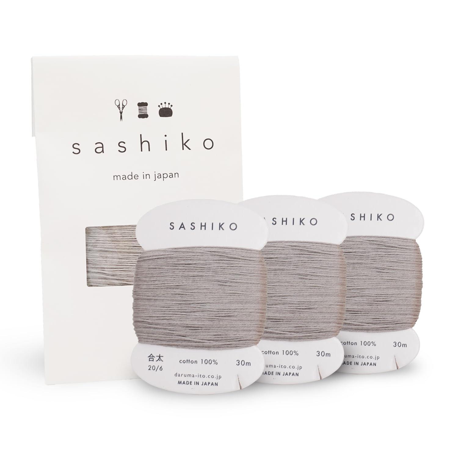 Daruma Sashiko Thread Rolls - Beginner Kits -29