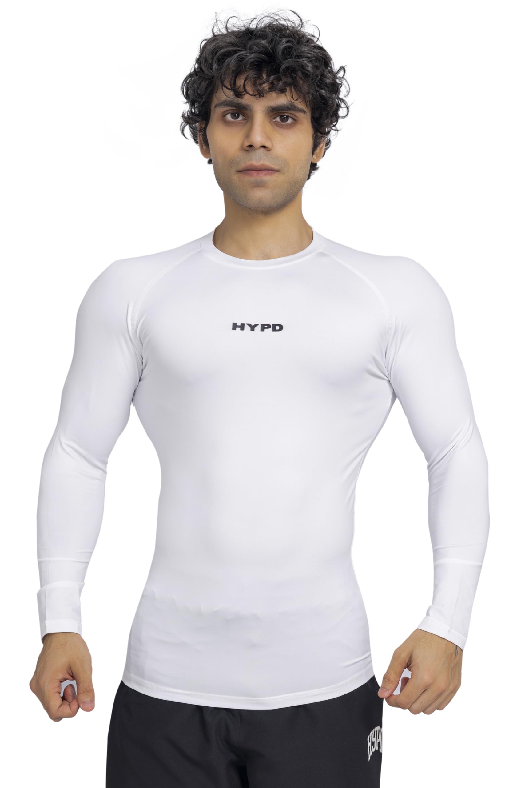 hypd Stealth Compression Full Sleeves Gym T-Shirt for Men | Compression Fit Sportswear | Polyester Lycra Workout Tee | Muscle Fit Athletic Wear for Training-picture-14