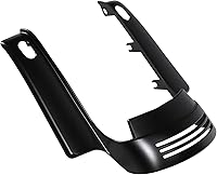 Vista 2 de Panel de relleno de guardabarros trasero de mezclilla negro para Harley Touring Electra Street Road Glide 2014-2023