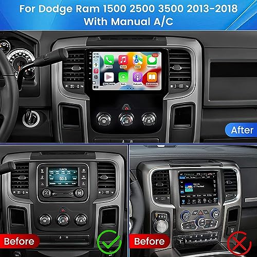 Estéreo automotivo duplo Din de 22 polegadas, Android 12 + 32 GB, CarPlay e Android Auto, rádio auto