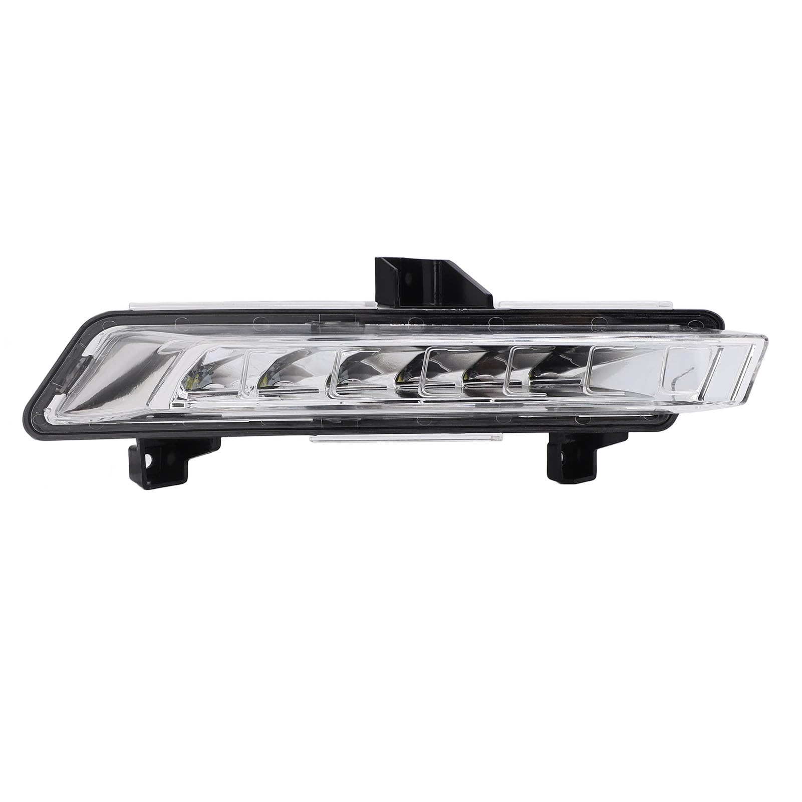 Tbest Światło na Zderzak LED o Wysokiej Jasności 12V Przedni Kierunkowskaz DRL Lampa Przeciwmgielna do Jazdy dla IV 2016 do 2019 Białe Tworzywo Sztuczne (Po lewej: 266051034R)