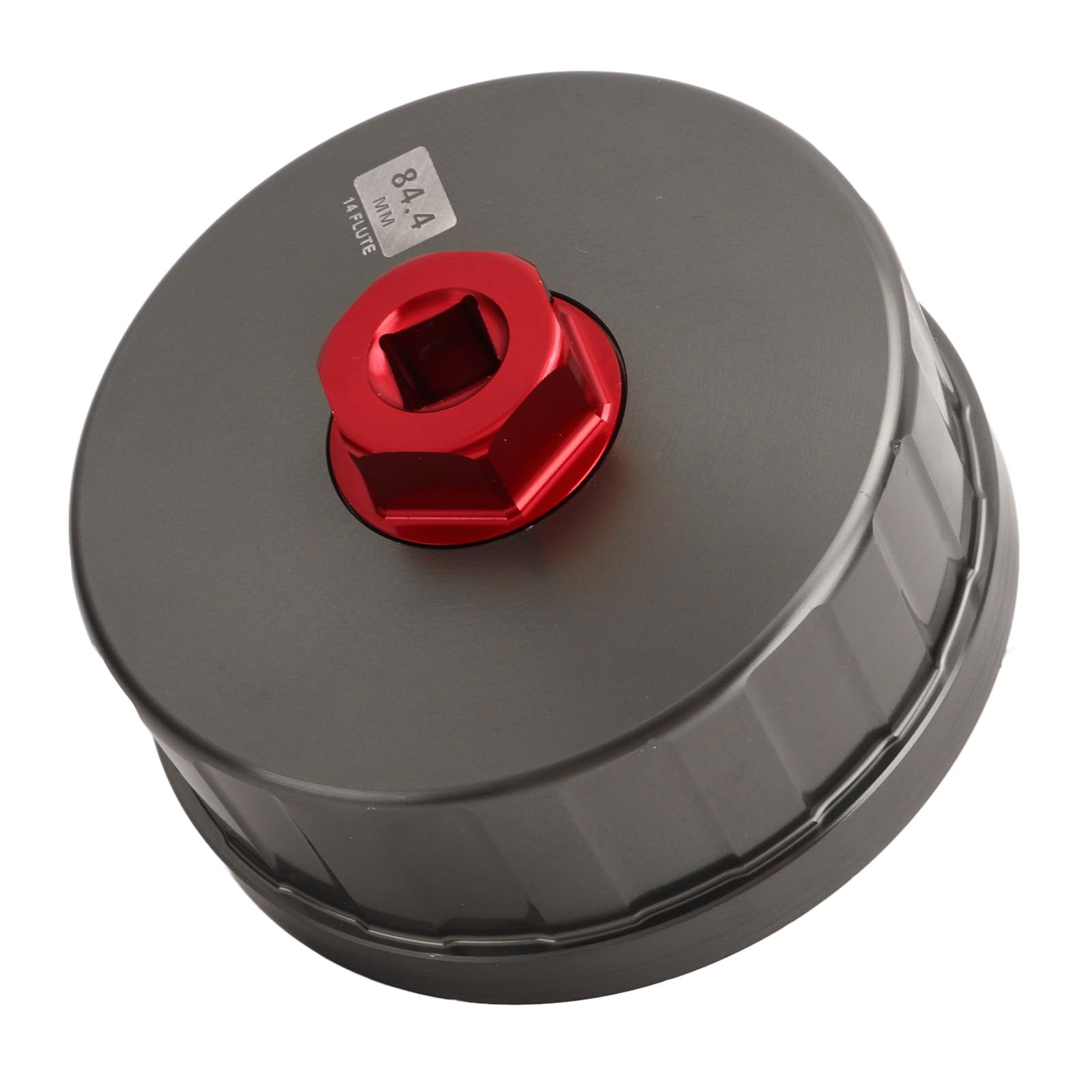VOBOR Téleuse à Filtre à Huile, clé à Clés de Filtre à Huile Moteur, 84,4 Mm 14 Flûtes Remplacement de L'outil de Retrait du Filtre à Huile pour avec des Moteurs de 3,0 L