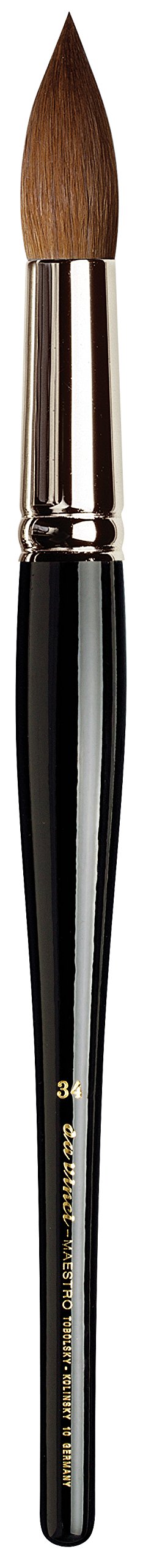da Vinci Watercolor Series 10 Maestro Paint Brush, Round Kolinsky Red Sable, Size 34