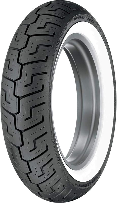 D401 Rear Motorcycle Tire 150/80B-16 (71H) Wide White Wall - Fits: Harley-Davidson CVO Dyna Wide Glide FXDWGSE 2002