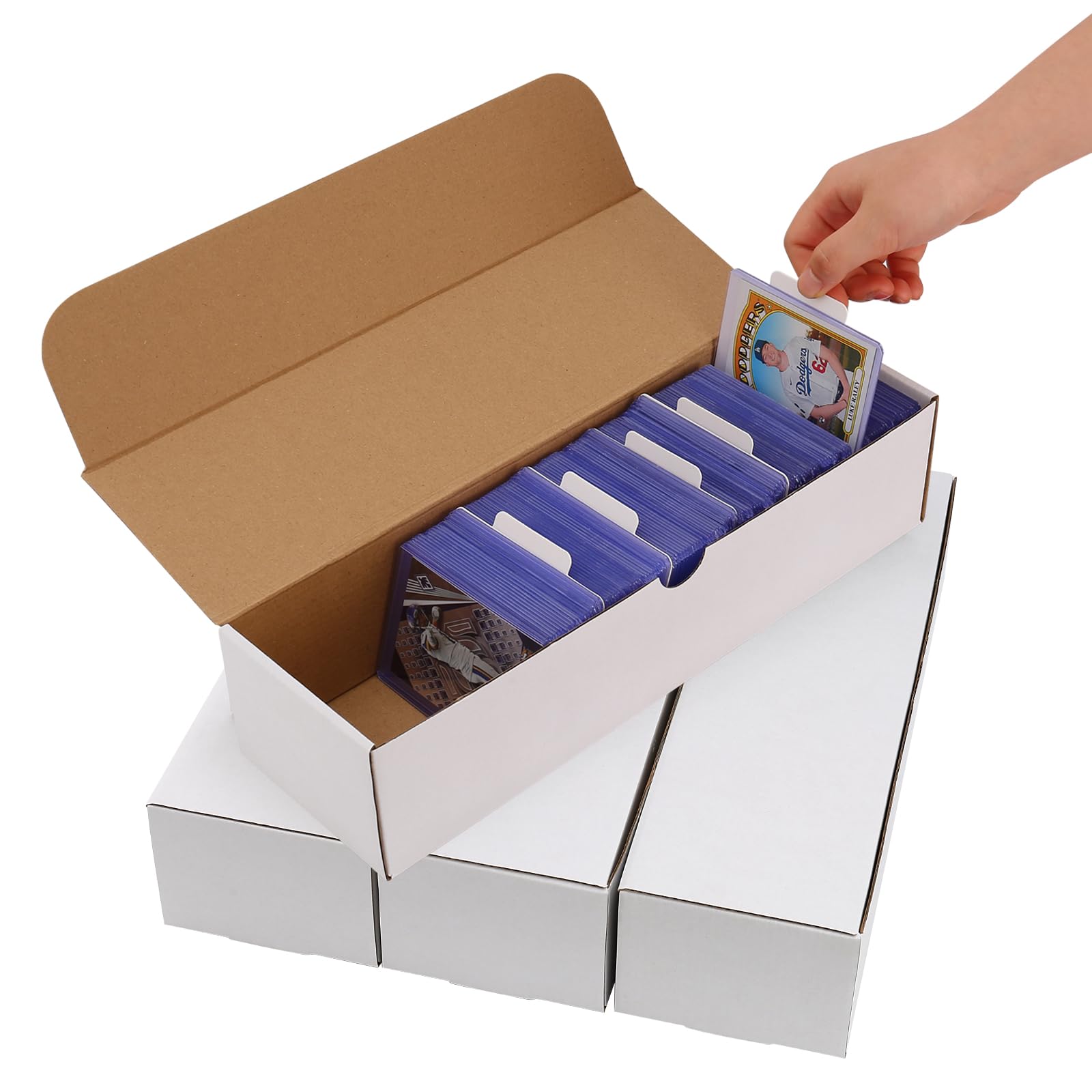 Amazon.com: EBOAUSI Top Loader Box 4-Pack - 3200 Count Sports Card