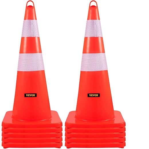 VEVOR Sicherheitstrichter, 10er Set, 71cm