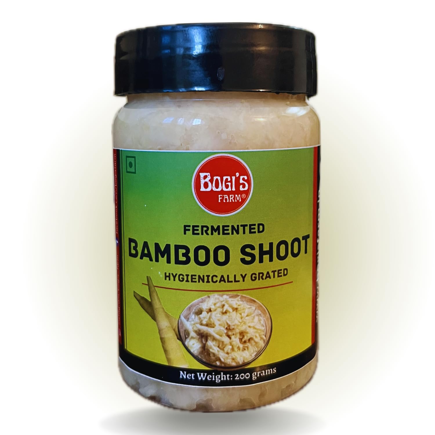 Bogi’s Farm - Fermented Bamboo Shoot | Hygienically Grated | Soibum | Khorisa | Bamboo Shoot Pickle (Raw) | 200 gms