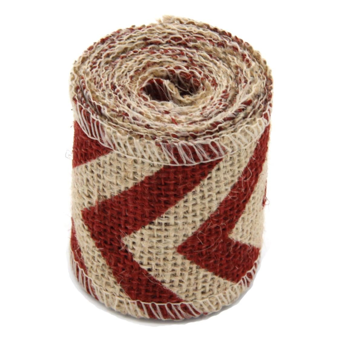 10/20 Rotolo 2 Metri/Rotolo 6 cm Nastro di Iuta A Strisce Larghe per Confezionare Regali Nastro di Iuta Intrecciato Rotolo di Nastro di Iuta Largo per Decorazioni Rustiche Confezioni Regalo