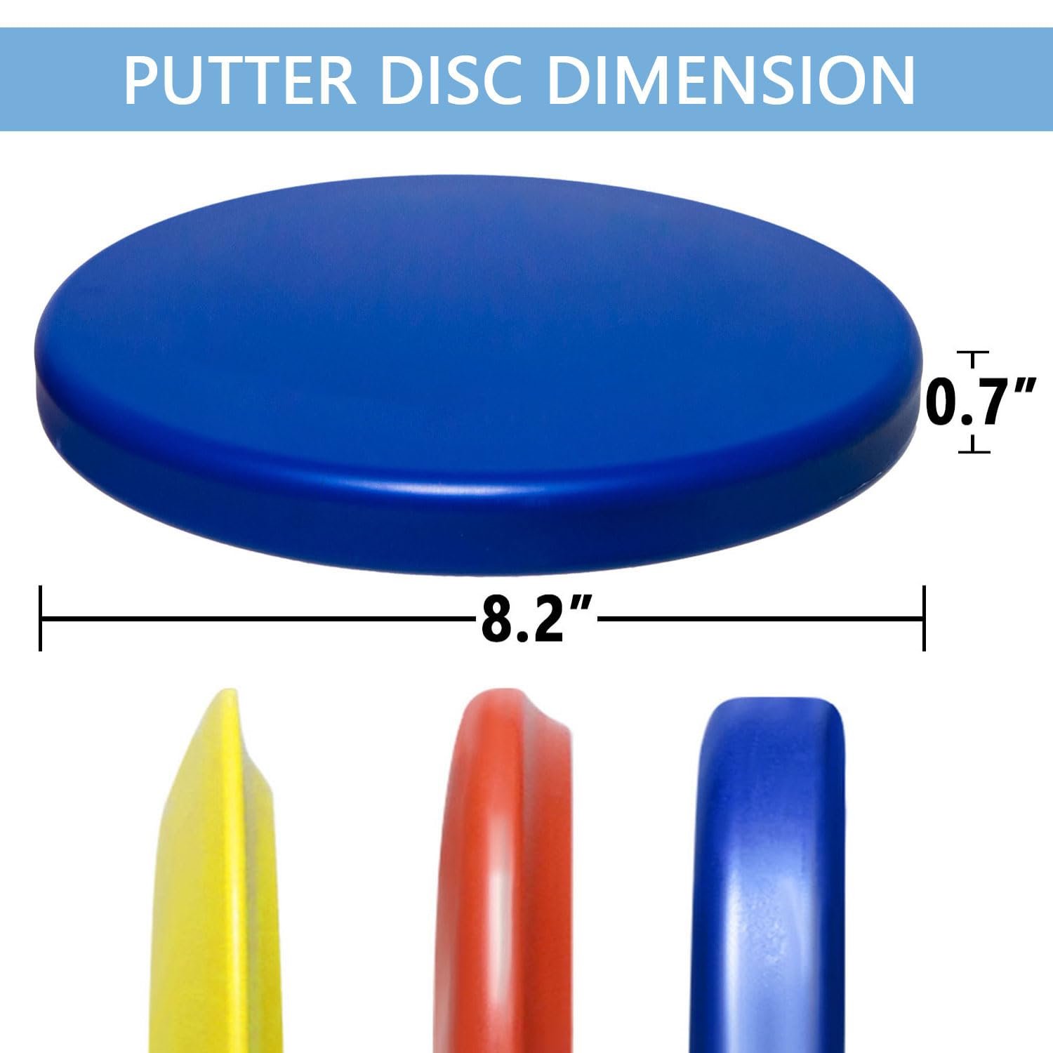 Snapklik.com : Disc Golf Putter Flying Golf Discs Set Of 6 For ...