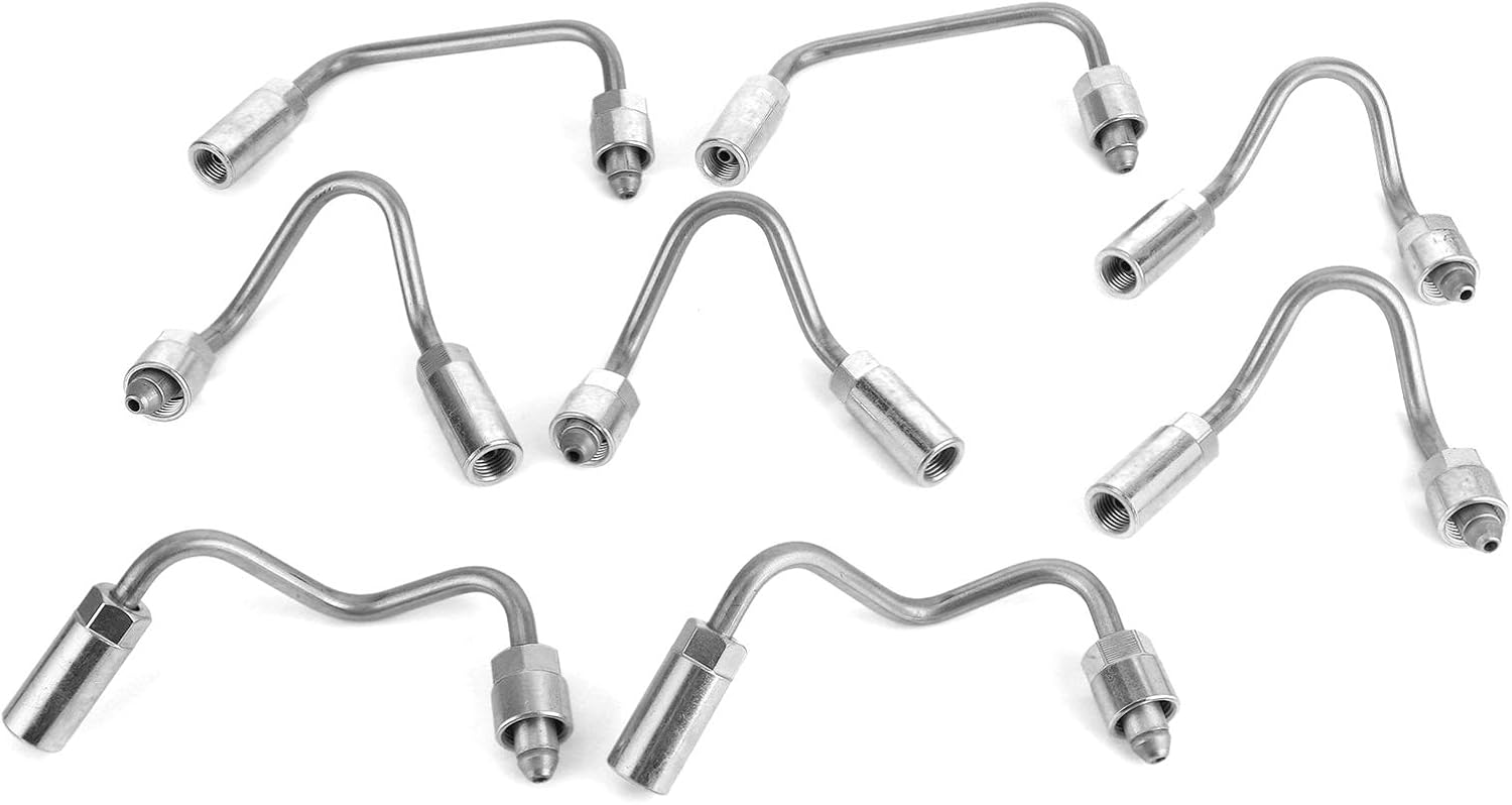 Fuel Injector Line Set, Fuel Injection Lines Set 97371994 Stainless Steel Injector Supply Fit for 6.6L LMM 06‑10