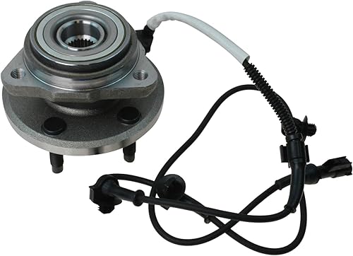 Miniatura 3 de TRQ Rodamiento de rueda delantera y conjunto de cubo 4WD con sensor ABS compatible con Ford Explorer Sport 2003-2005 Explorer Sport Trac 2003-2010