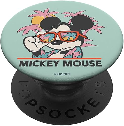 Disney Mickey y sus amigos Mickey Beach Retrato PopSockets agarre y soporte para teléfonos y tabletas