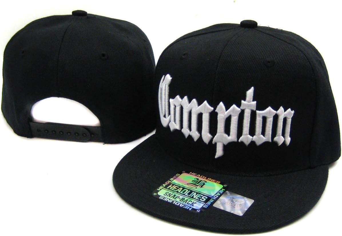 Compton Flat Bill Snapback Baseball Cap