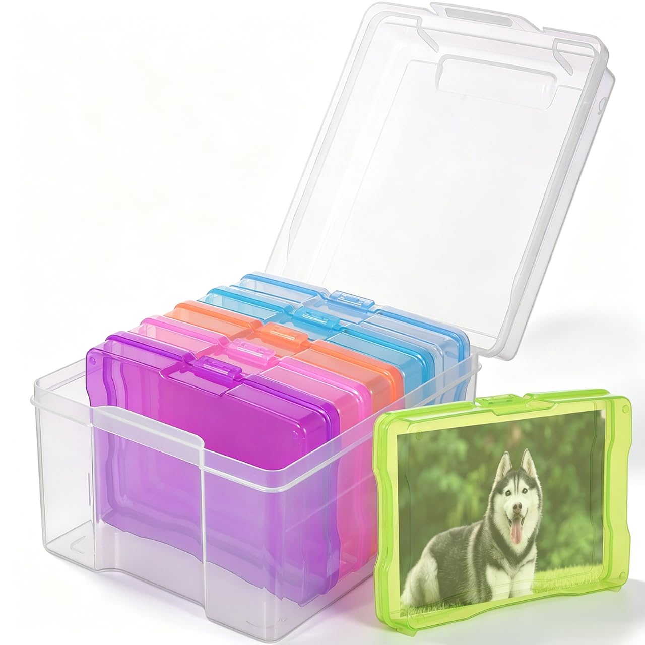 Cabilock Foto- Caja de almacenamiento de fotos - Organizador de fotos - Caja de almacenamiento de fotos - Keeper - Foto